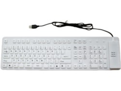 Teclado Plegable De Silicona Con Conexión Usb Para Portátil Y