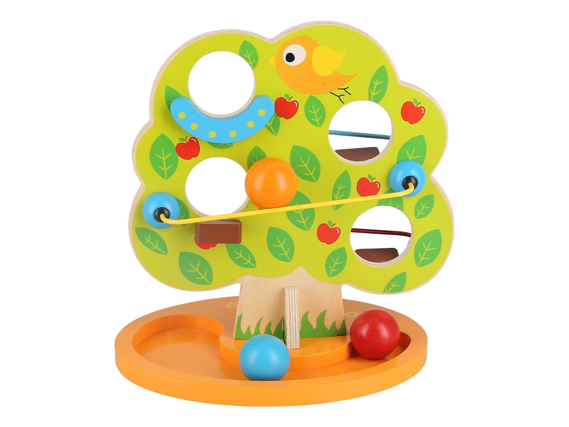 Juguete De Caída De Bolas En Forma De Árbol De Madera De Doble Cara Accesorios Educativos Para Bebés Y Niños Mayores De 2 Años