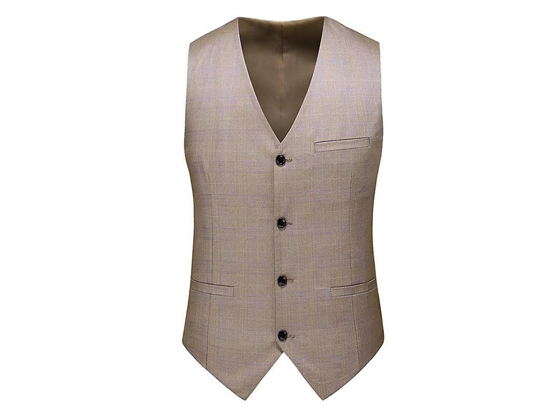2026-chaleco Slim Fit Para Hombres Tallas Grandes De Vestir Soltero Pecho Formal Para Bodas Y Fiestas