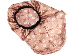 Gorro de dormir de dos piezas de imitación de seda con elástico y cola larga, para proteger el cabello largo.