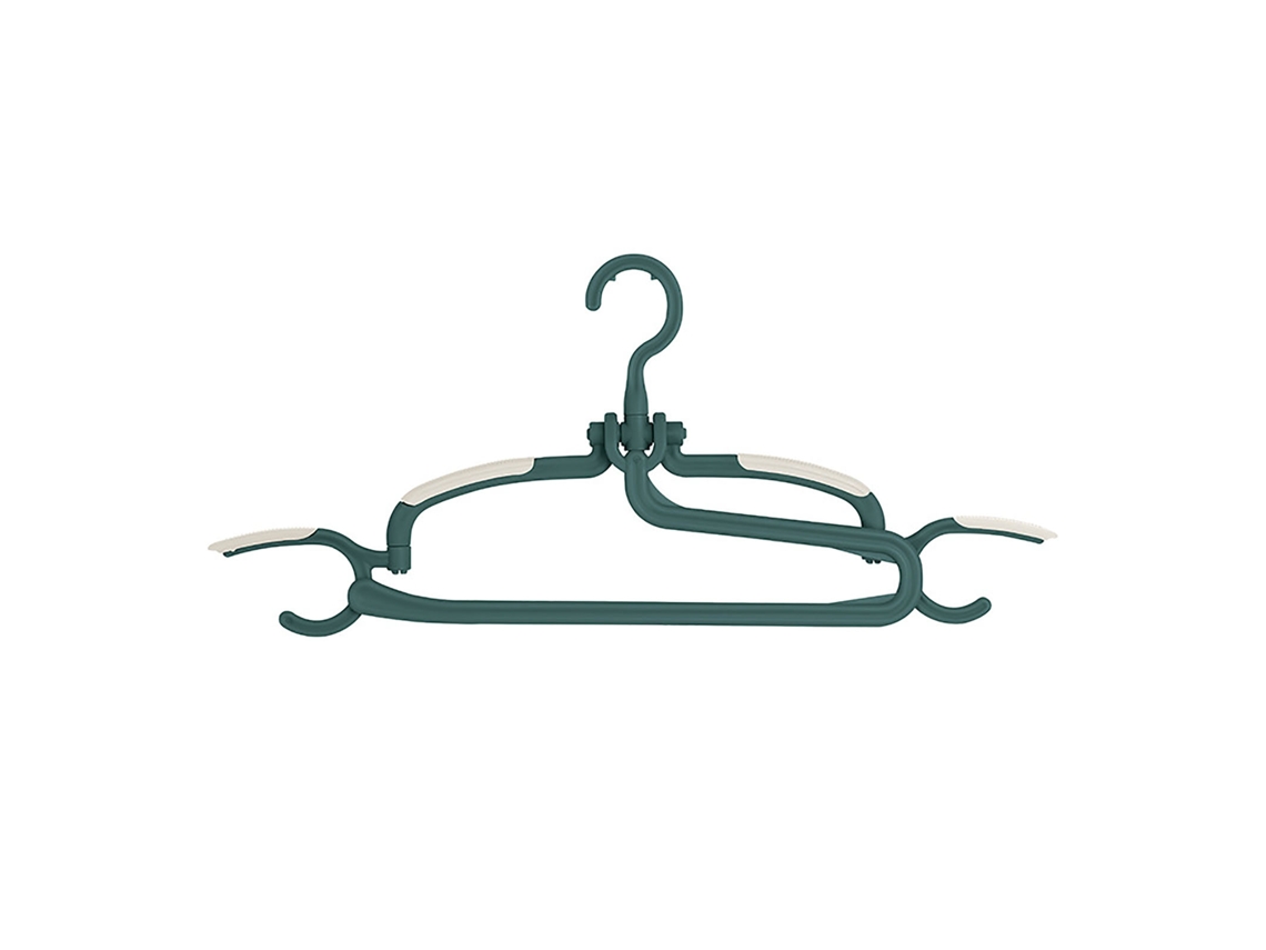 Percha para pantalones giratoria de plástico, multifuncional, antideslizante y sin costuras