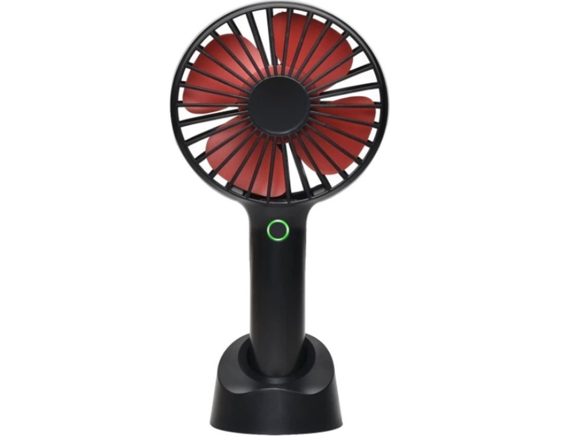 Mini ventilador portátil de mano USB, ventilador de mano recargable con batería de 2500 mAh, 4 unidades