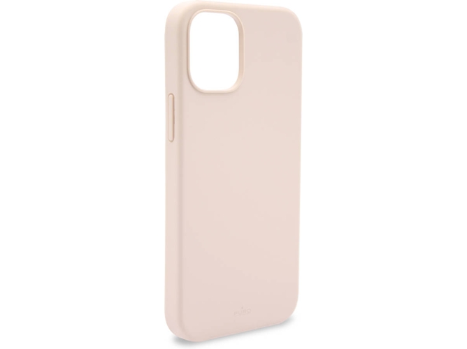 Funda iPhone 12 Pro Max PURO Microfibras Antibacterianas Rosa