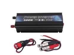 Inversor De Corriente Para Coche De 500 W, 12 V Cc A Ca, Onda Sinusoidal, Con Puerto Usb Y Ventilador De Refrigeración.