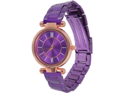 Reloj Cuarzo Mujer Acero Inoxidable Ligero Cómoda Pulsera Diario Trabajo Fiestas Uso