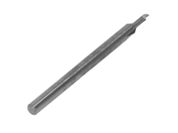 Fresa De Ranura De Carburo, 2 Filos, Métrica, 3 Mm, 45 Grados, Para Fresado De Metales.