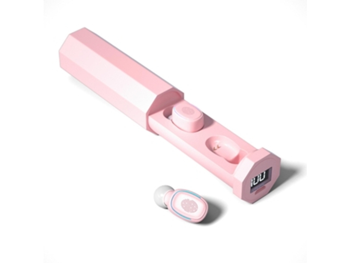 Auriculares Tws Sin Control Táctil Membrana De Carga YEMAESRE Bluetooth Rosa