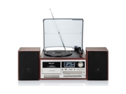 Tocadiscos Radio Dab/Dab+/Fm Cd-Mp3 Player ROADSTAR Hif-8892D+Bt Madeira