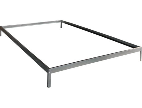 Base para el Invernadero en Policarbonato HABITAT ET JARDIN Hortensia 6M² Zinc