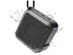 Altavoces Bluetooth portátiles, impermeables, pequeños, inalámbricos, portátiles, IPX7, color negro, Lalamoli
