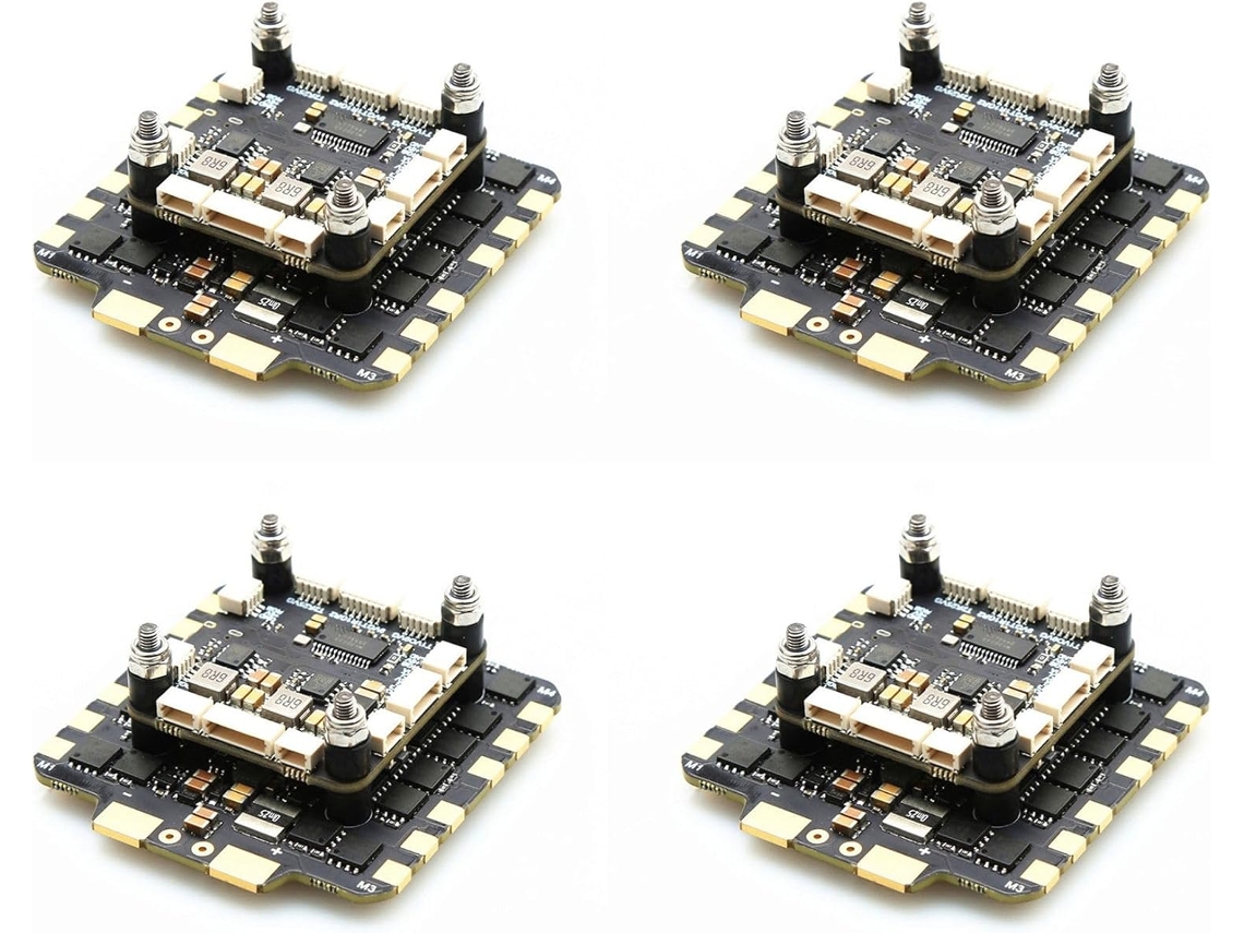 4x F722 Stack Controlador De Vuelo F7 Blheli-s 80a Esc 4 En 1 30.5 X Mm 3-6s Para Piezas De Drones