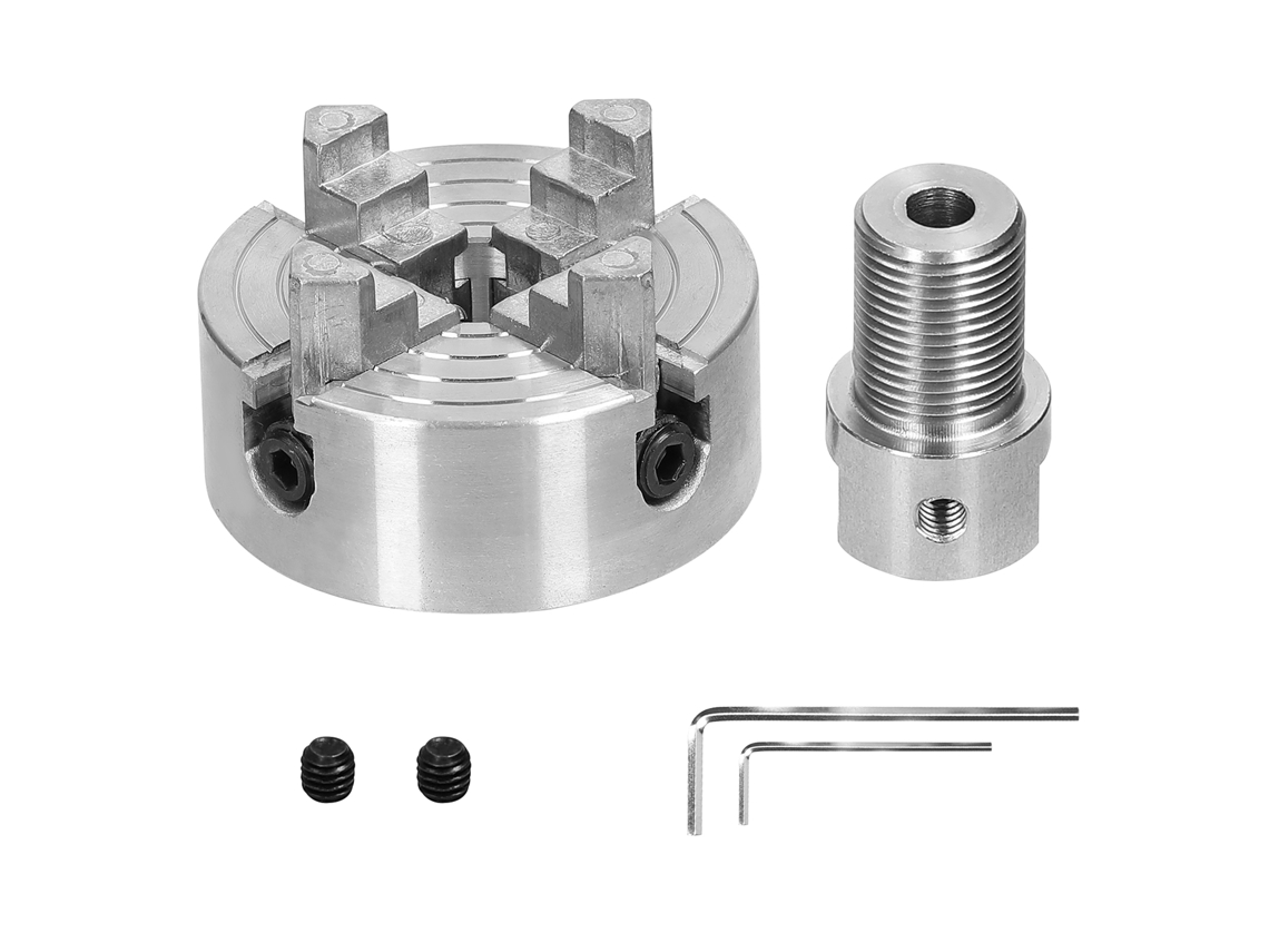 Mandril Autocentrante De 3/4" Para Torno Manual Con Mordazas Para Fresado, Mecanizado Y Torneado.