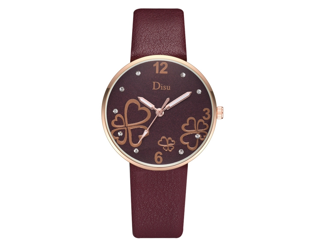 Reloj De Cuarzo Para Mujer Con 6 Manecillas, Calendario Automático Y Correa De Silicona Blanca.