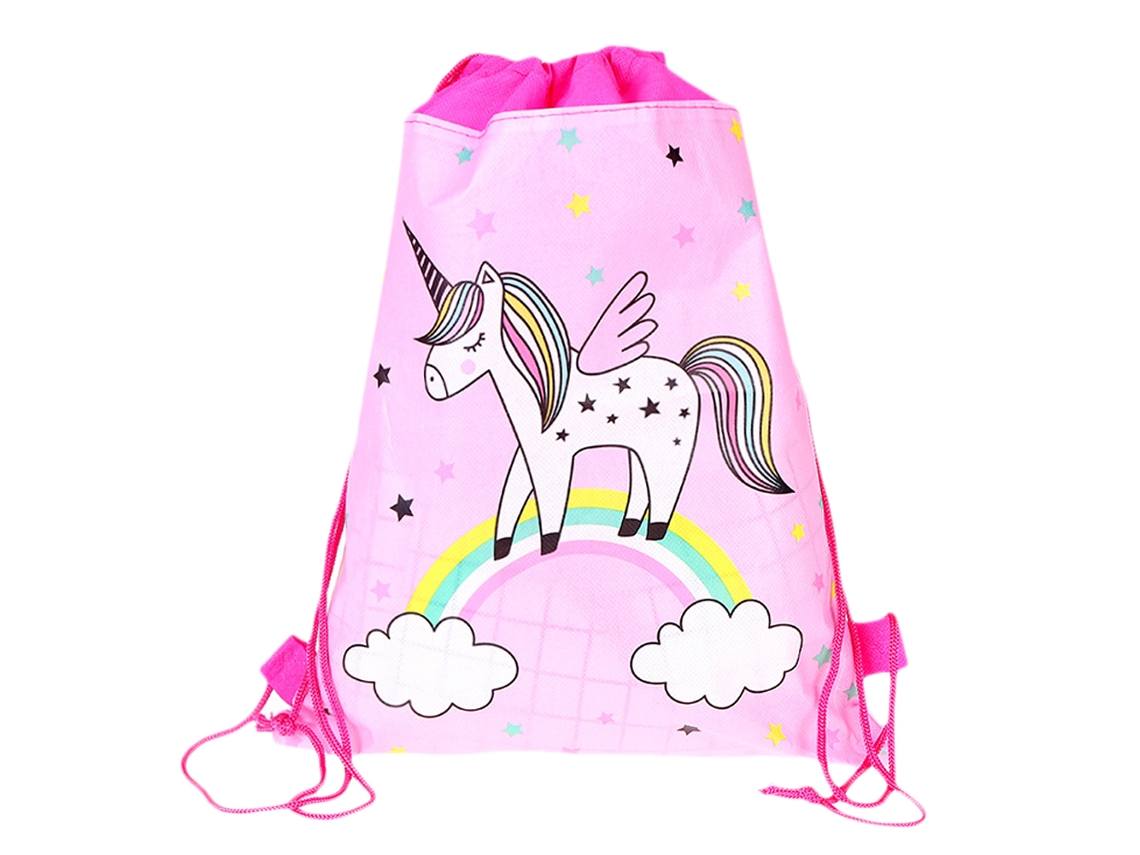 Mochila escolar con cordón para niñas, bolso de hombro
