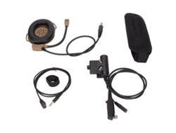 Auriculares Ajustables De Alta Resistencia Para Casco De Motocicleta, De Un Solo Oído, Para Uso Militar Y Caza Al Aire Libre.
