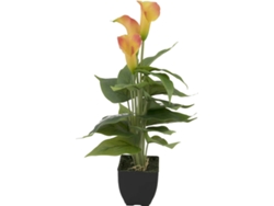 Planta Artificial EUROPALMS Mini Calla (Amarillo - 43 cm)