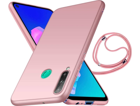 Funda Huawei P40 Lite E Turtleshell con Cordon Rosa