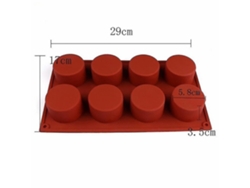 Moldes de pan, moldes de silicona 3D para hornear Skittles Chaberlu