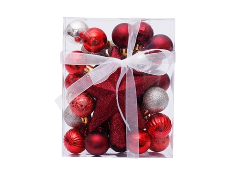 30 bolas de Navidad decorativas para árboles de Navidad.