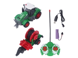 -juguete De Tractor Agrícola Con Control Remoto Recargable 4 Canales Camión Rc Para Niños