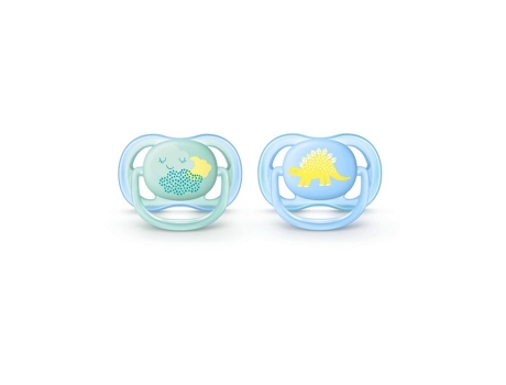 Pack 2 Chupetes AVENT Night Time (menina 0-6 meses 2 un)