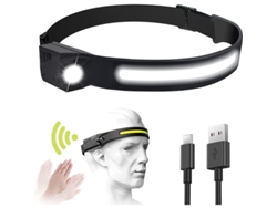 Linterna Frontal Led Recargable Usb Impermeable Cob Xpe 5 Modos Para Camping Ciclismo Lectura Niños clase Energética A+