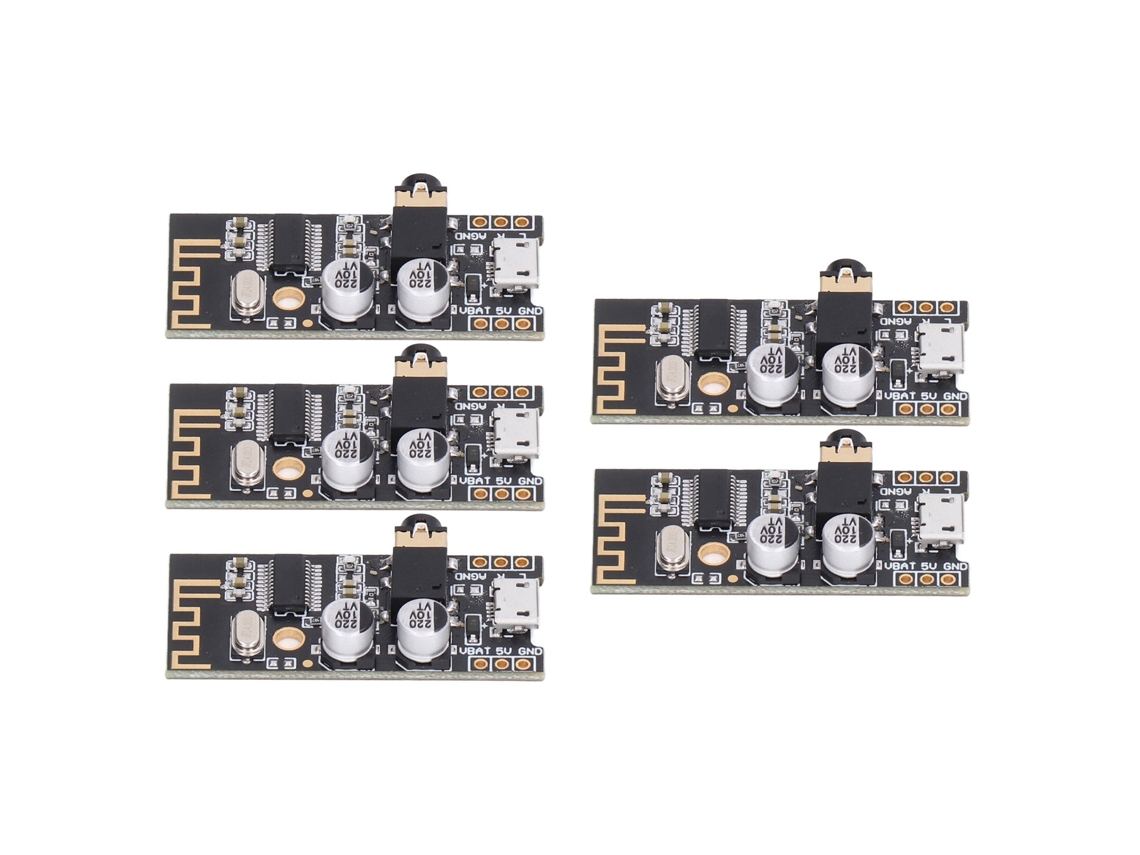 5 Piezas Módulo De Audio Bluetooth Placa De Amplificador Inalámbrico Kit Para Altavoces