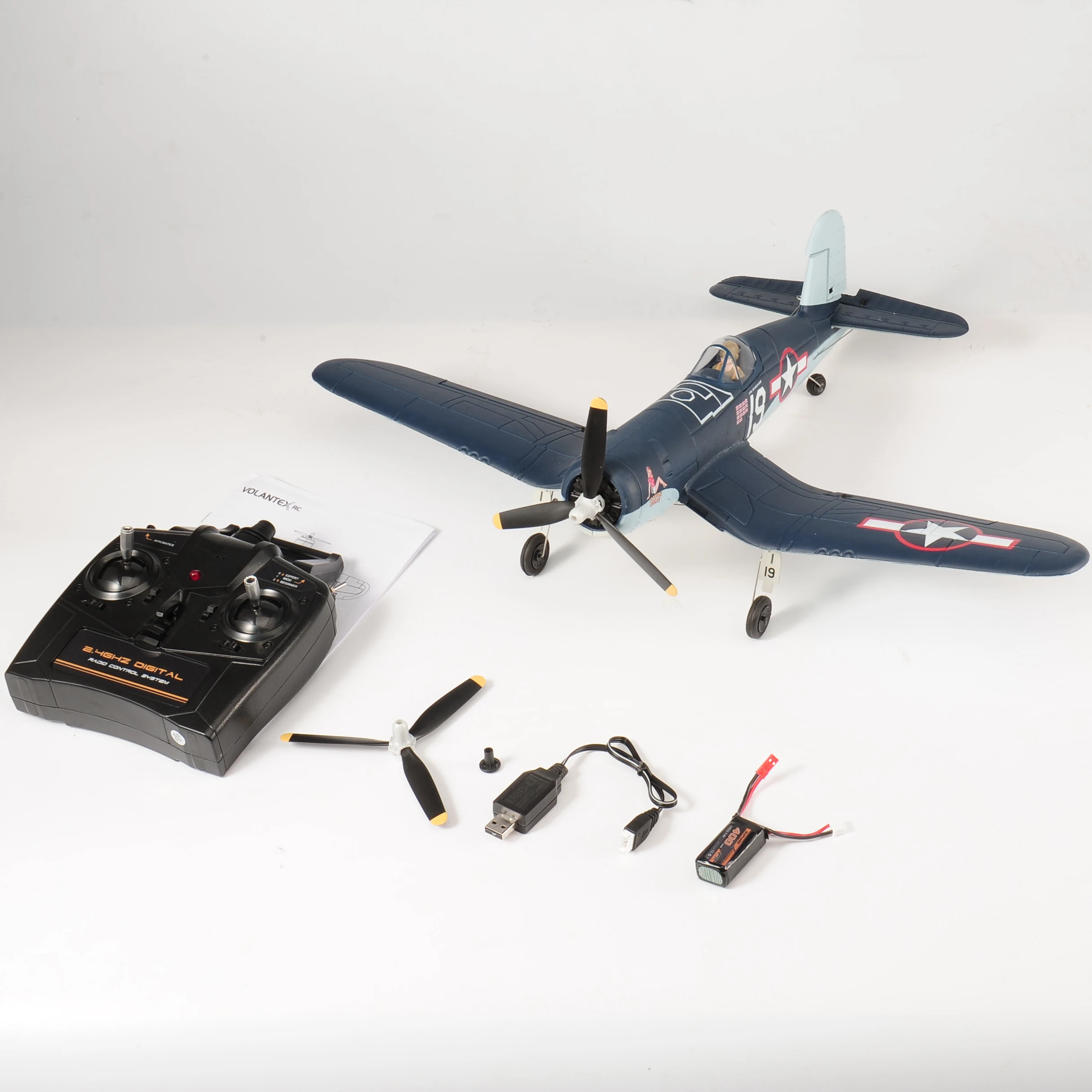 El Avión Teledirigido De Estilo Pirata Está Equipado Con Un Motor Sin Escobillas Y Tiene Una Envergadura De 500 Mm.