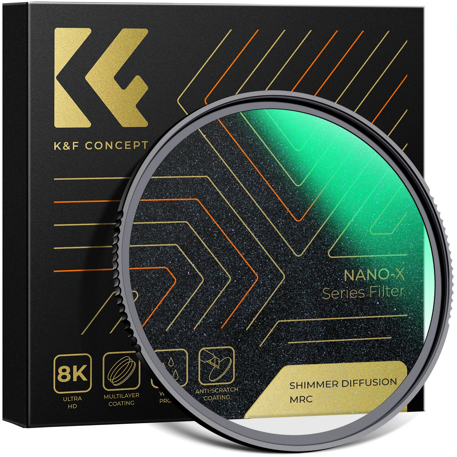 Filtro difusor de brillo 1 Nano-x 58 mm, espejo de microluz, 28 capas múltiples