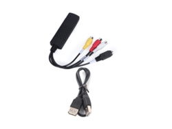Cable Adaptador Convertidor De Captura De Video Usb 2.0 A 3 Rca S-video Audio Tv Dvd Vhs