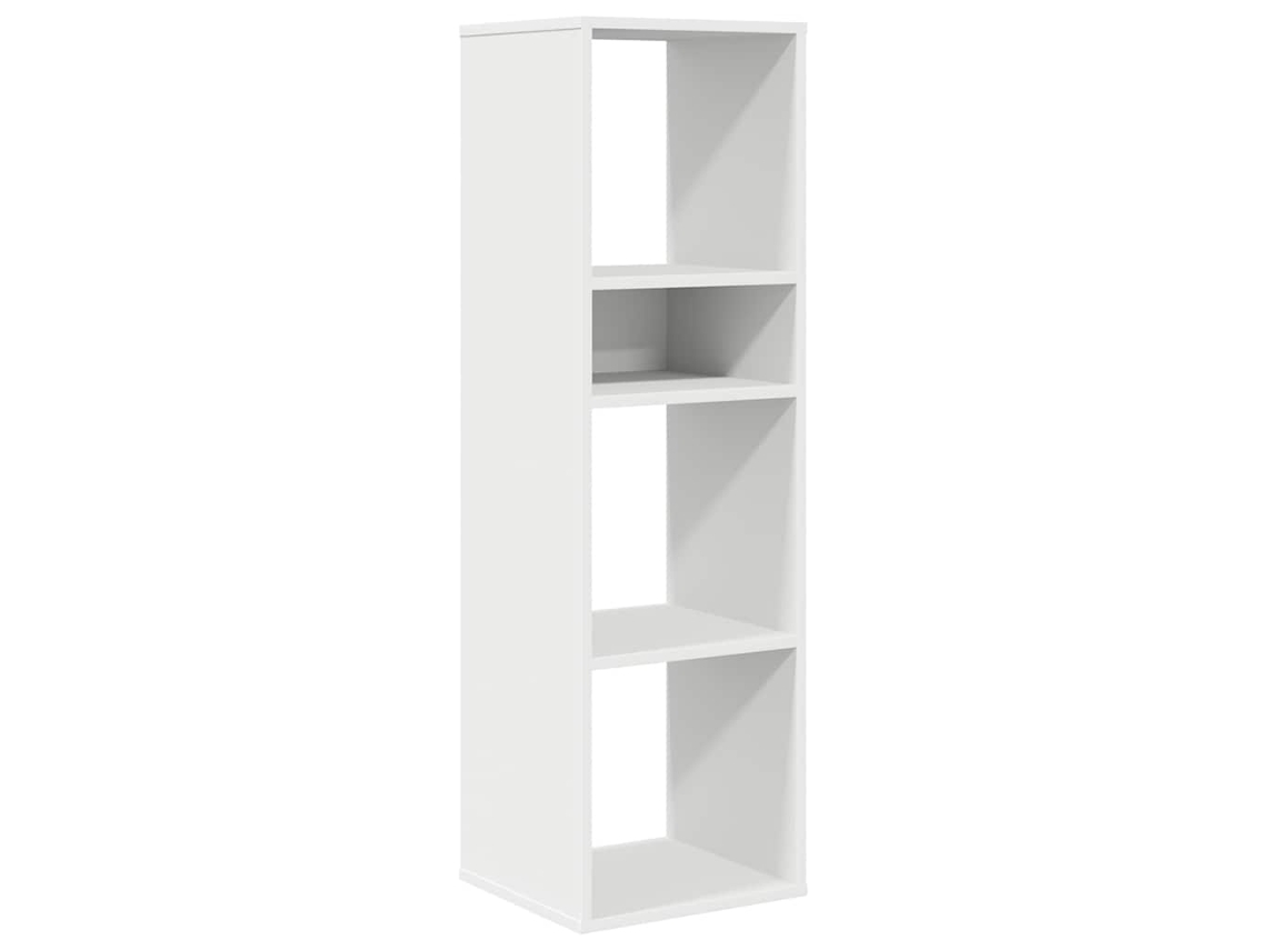 Maison Exclusive - Estantería De Madera Contrachapada Blanco 34x31x112 Cm