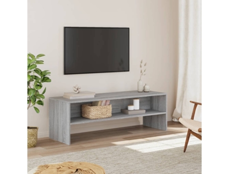 Mueble de TV madera de ingeniería gris Sonoma 120x40x40 cm