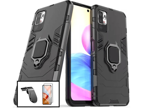 Kit Carcasa + Protector de Pantalla Xiaomi Redmi Note 10 5G PHONECARE Negro