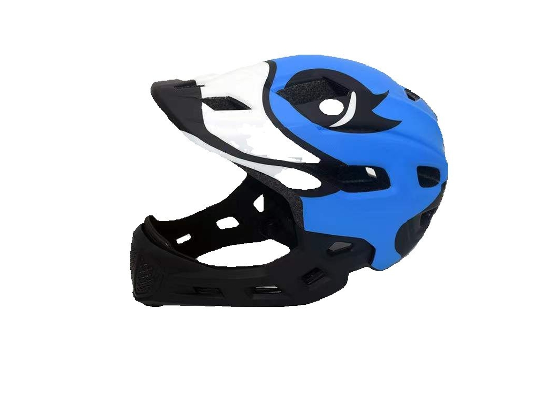 (azul) Casco Infantil De Ciclismo, Casco Deportivo, Casco Integral Desmontable