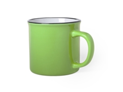 Caneca de Cerâmica Bordas Pretas Vintage 300 Ml DAM