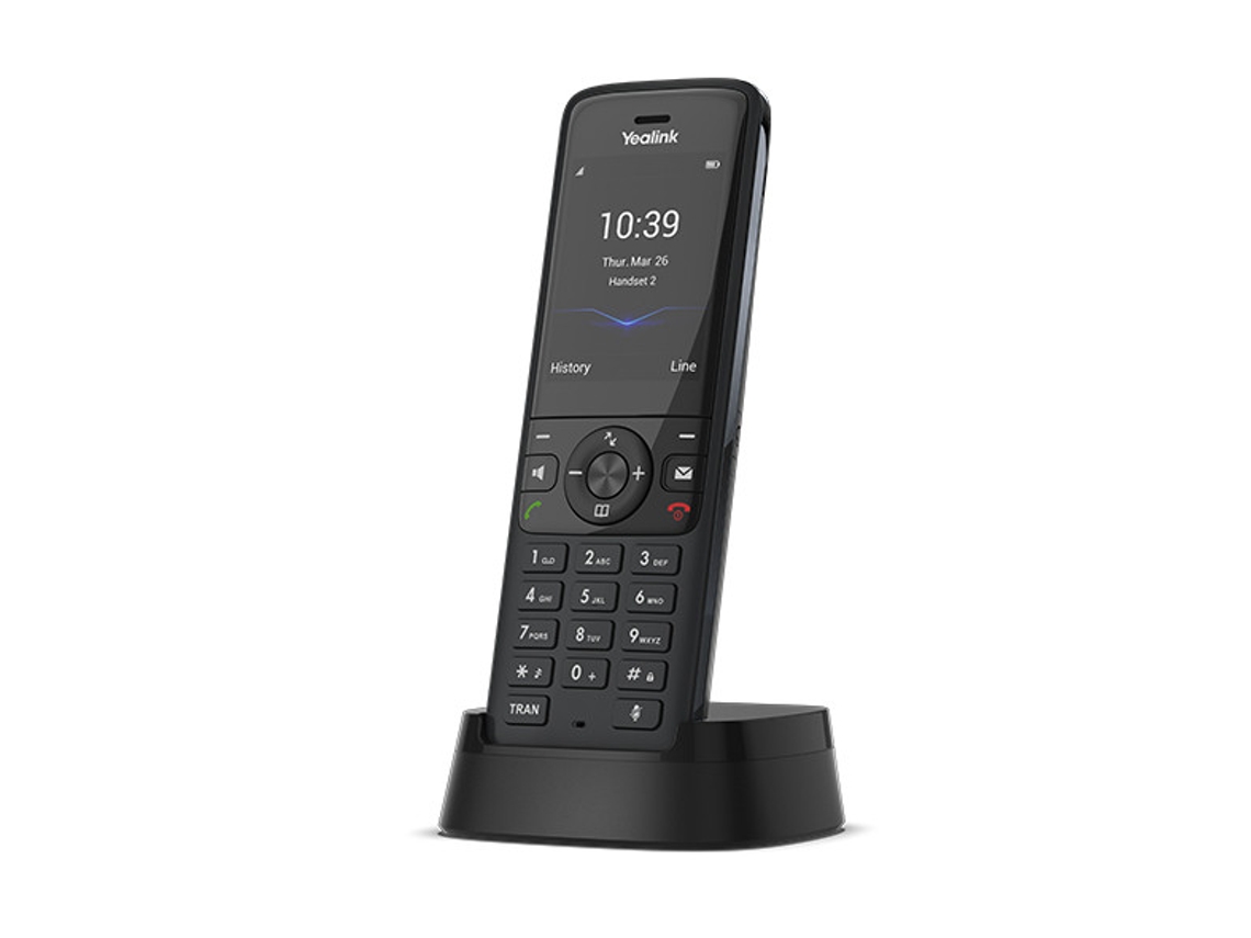 YEALINK W78H Teléfono Inalámbrico Teléfono Dect Identificador de Llamadas Negro