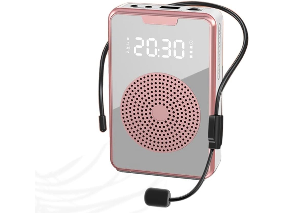 Amplificador Portátil Para Profesores, Auriculares Recargables Y Altavoz.