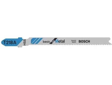 Hoja de Sierra de Calar BOSCH T 218 A Basic para Metal