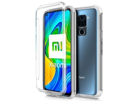 Carcasa Xiaomi Redmi Note 9 TUMUNDOSMARTPHONE 360 Transparente