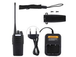 Radio portátil bidireccional de 3 W y 16 canales UHF 400-470 MHz