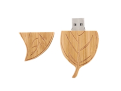Unidad Flash Usb 2.0 Wooden Leaf De 128g, Memoria Usb Para Pc