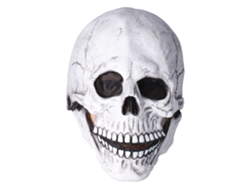 Máscara De Calavera De Látex Con Casco Integral Para Halloween, Cosplay Y Fiestas De Terror.