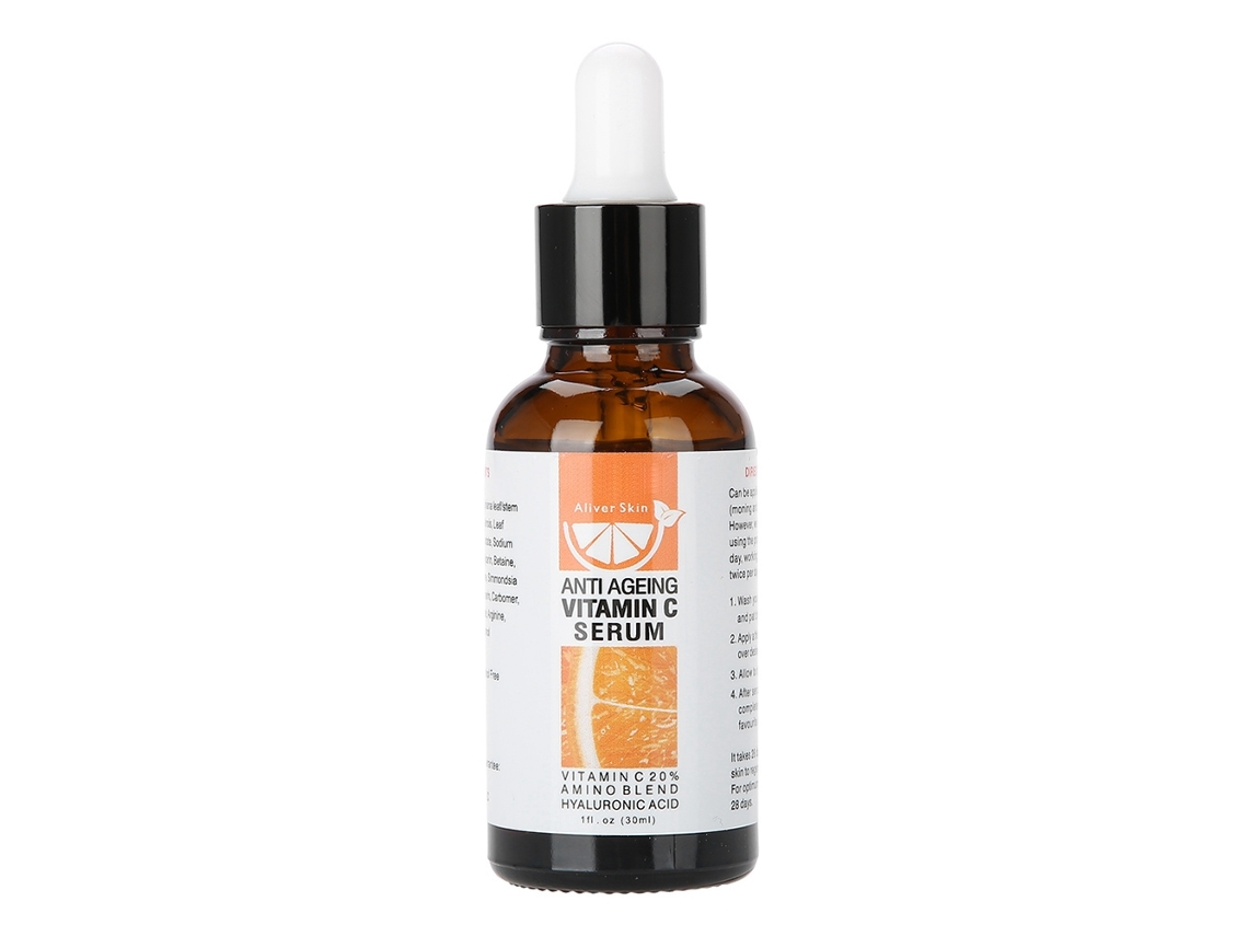 Sérum de vitamina C para blanquear e hidratar la piel