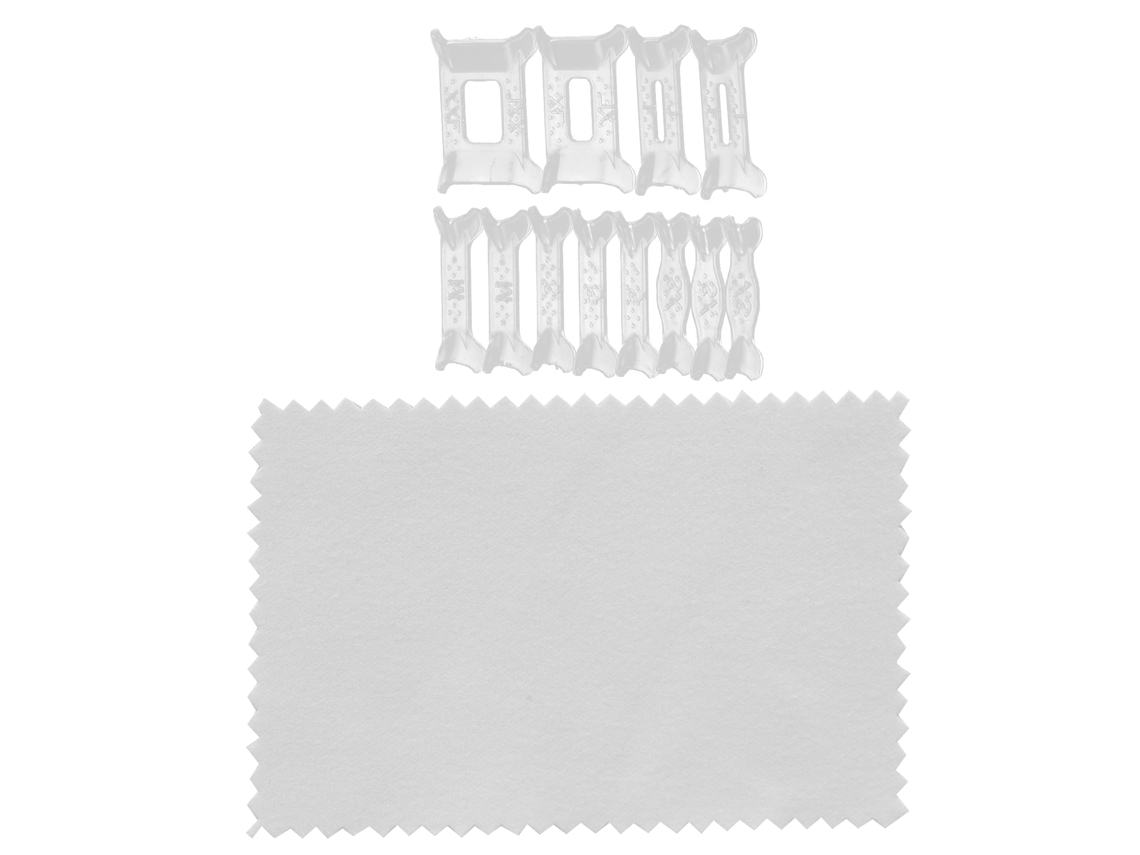 Organizador De Joyas, Tamaño De Anillo Ajustable, Estante De Almacenamiento, Blanco
