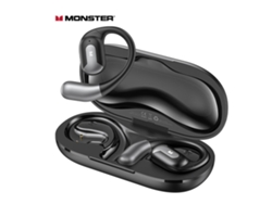 Auriculares Deportivos Inalámbricos Monster Ac317 De Oído Abierto Con Bluetooth 5.4, Gancho Antipérdida, Cancelación De Ruido Estéreo, Micrófono Integrado Y Resistencia Al Agua.