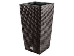 Macetero PROSPERPLAST Rato Square (Marrón - 17x17x32.4 cm)