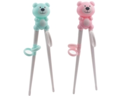 Pares De Garfos Para Entrenamiento De Niños, Desenhos Animados, Aprendizaje, Utensílios, Rosa E Azul