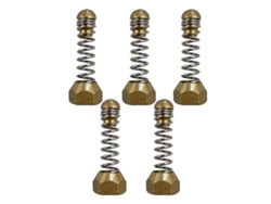 5 eyectores para hidrolavadora con rosca interna de 1/8", vibración por resorte, limpieza.