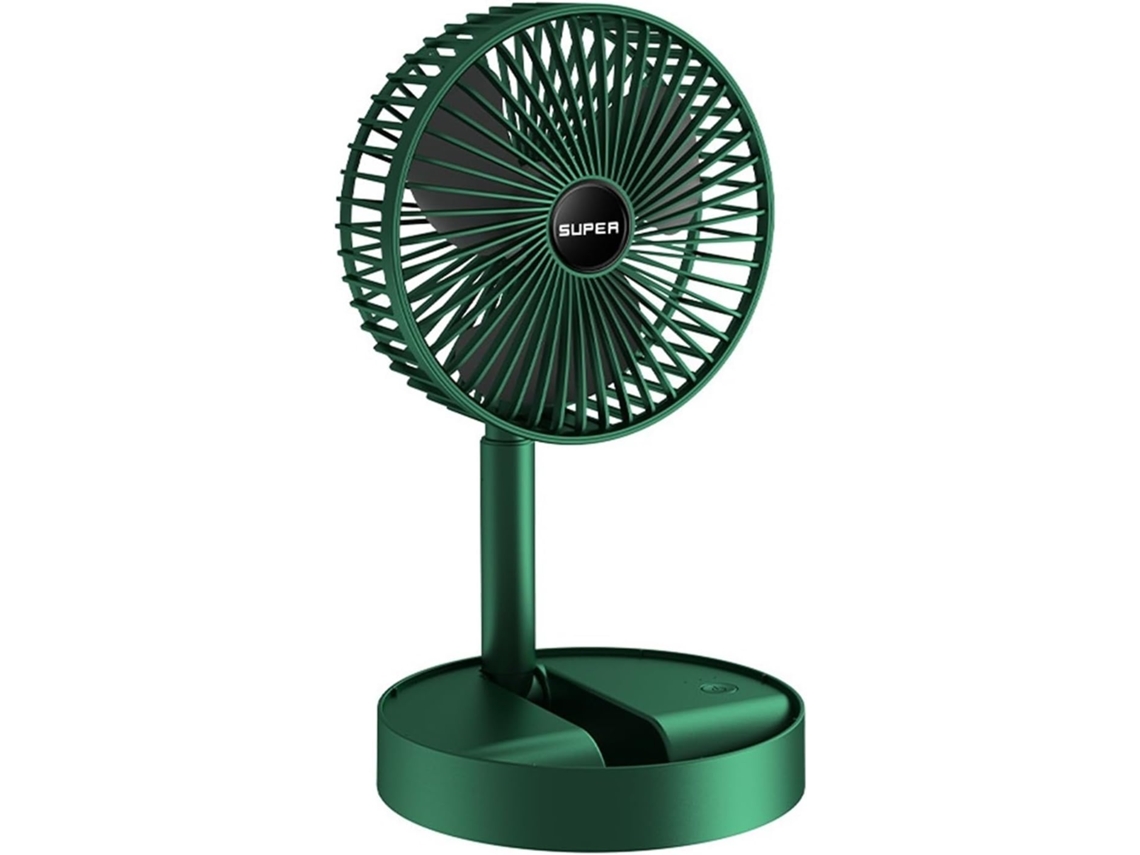 Ventilador De Escritorio Usb Plegable Retráctil Pequeño Mini Portátil Carga Bajo Nivel Ruido Larga Duración