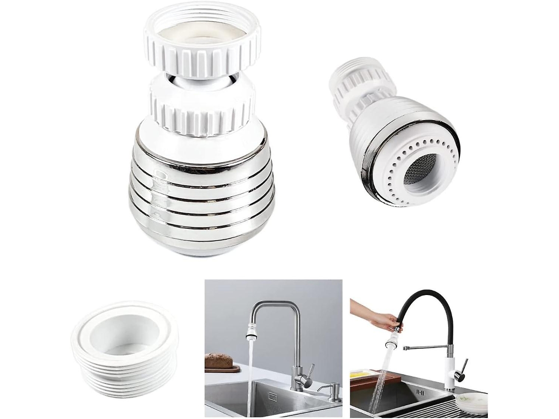 Aerador De Chorro Doble Articulado Para Grifo De Cocina, Ducha Manual Para Lavabo Y Ahorro De Agua Con Adaptador